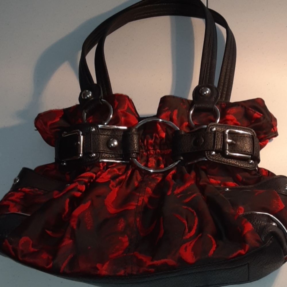 Wilson's leather trimmed handbag